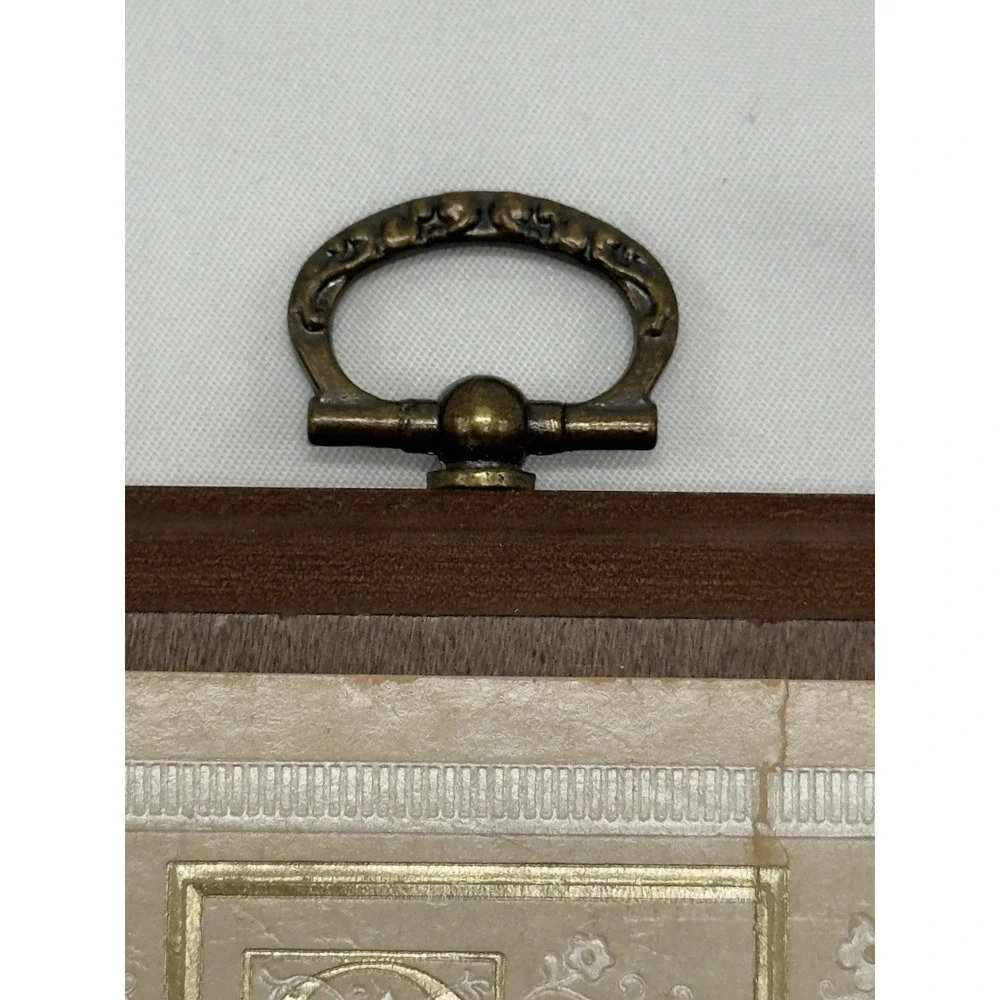 Vintage Lord's Prayer Wall Plaque Framed Cross Gold Christian Religious Art - Picture 3 of 5